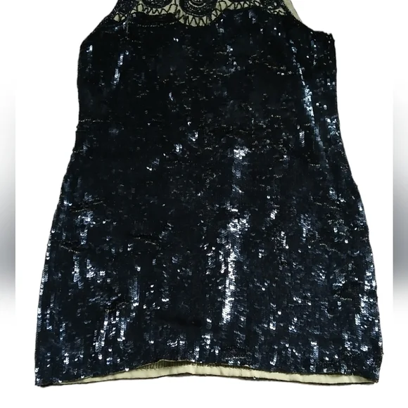 Vintage 80's Liu.jo Dress Art Wear Embellished Sequins Regency Gothic Wedding - Picture 8 of 15